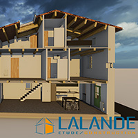 Intégration d'une salle de douche par étage