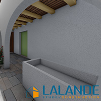 Rénovation cour et coursive