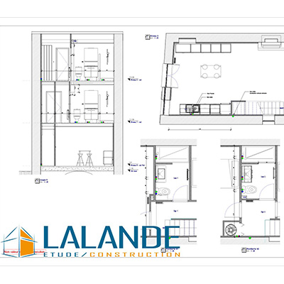 Plan 2D : plan technique plomberie