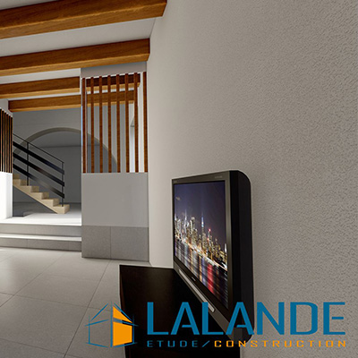 Rendu réaliste : étude agencement entrée